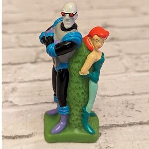 Vintage Mr Freeze & Poison Ivy PVC Figure 1997 Taco Bell DC Comics